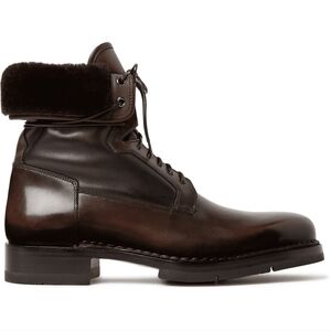 Santoni Elian Shearling Boots